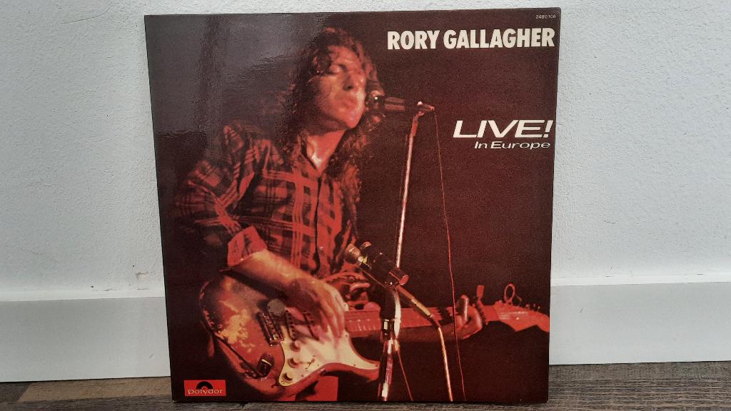 Rory Gallagher – Live! In Europe LP / Vinyl Plaat Blues Rock, Ophalen of Verzenden, Gebruikt, 12 inch, Overige genres