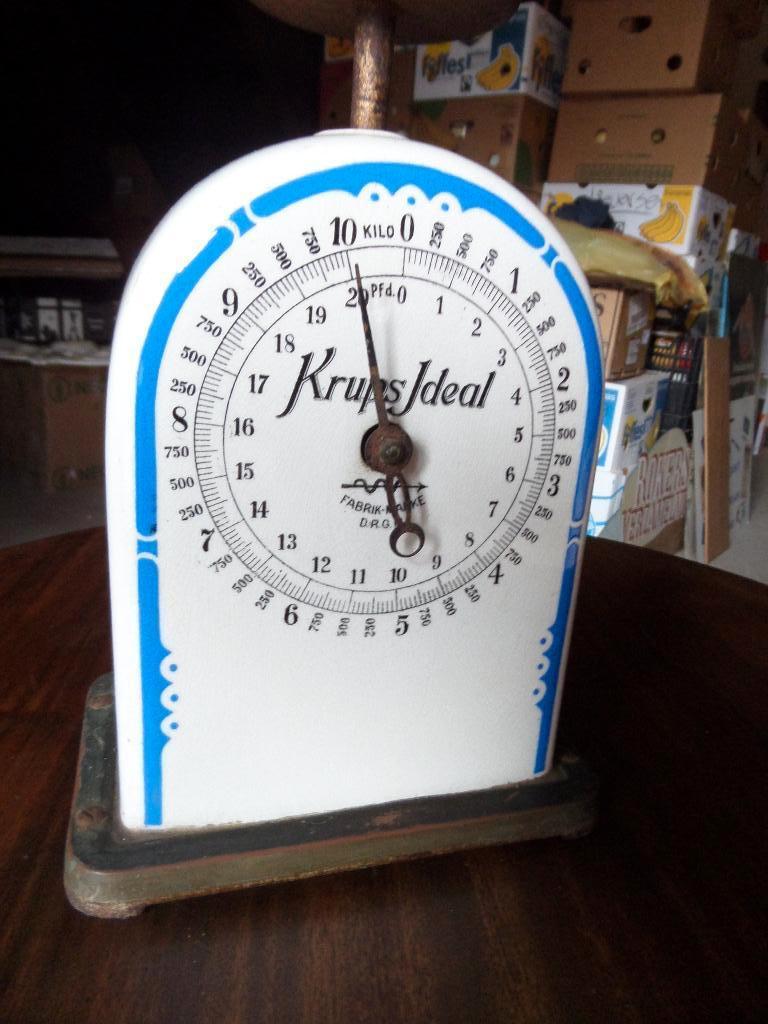 Krups weegschaal., Ophalen of Verzenden, Reclamebord