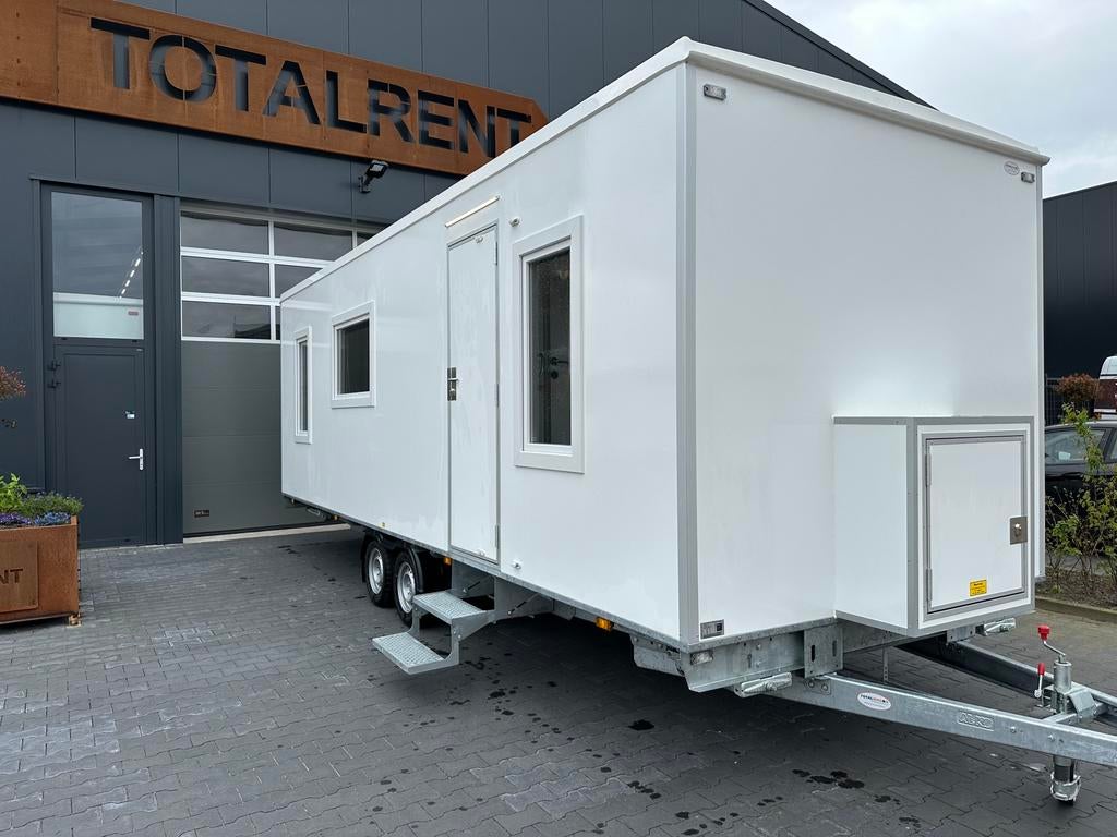 Te huur tijdelijke huisvesting mobiele Woonunit containers, Ophalen