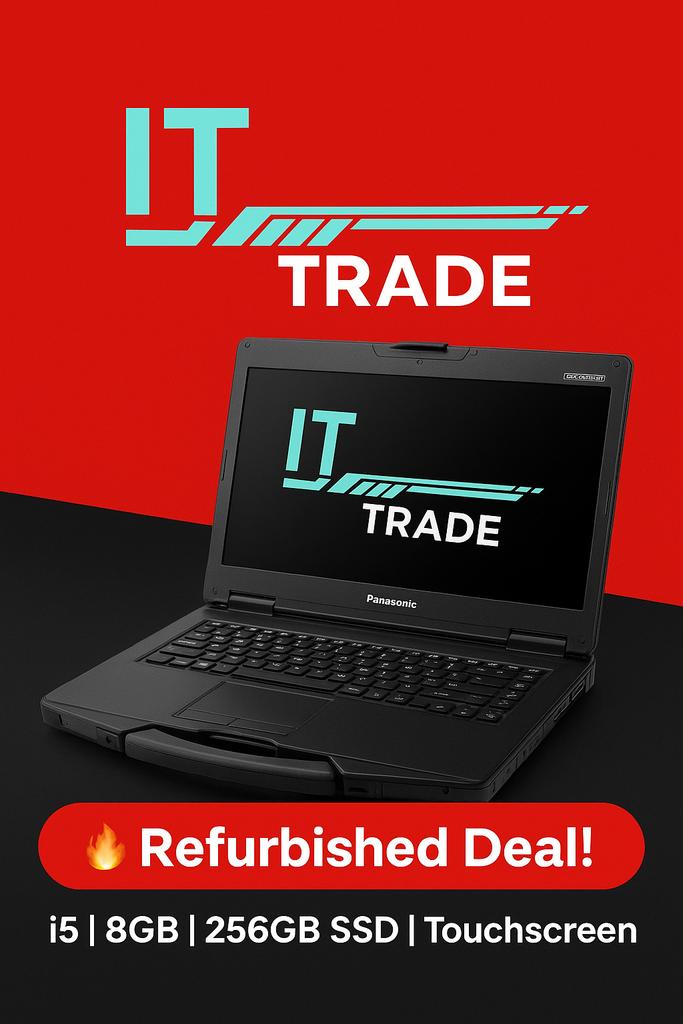 Panasonic Toughbook CF-54 MK3 | i5-7300U | 8GB | 256GB SSD, 256 GB, 2 tot 3 Ghz, Qwerty, 8 GB