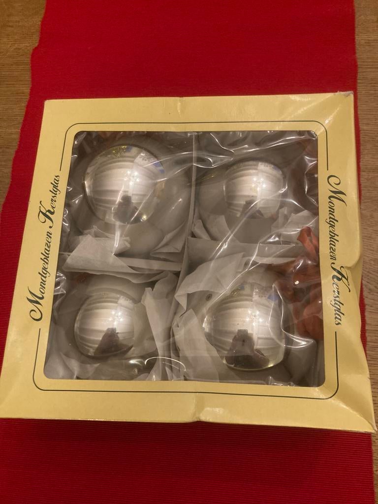 Oude glazen kerstballen, Ophalen of Verzenden