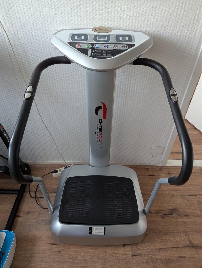 CHRISTOPEIT SPORT Trilplaat Vibro - Fitnessapparaat, Ophalen, Zo goed als nieuw, Metaal, Buik
