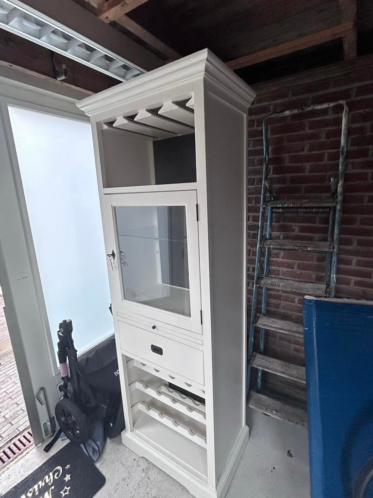 Wijn- en cocktailkast met glashouder, Huis en Inrichting, Kasten | Buffetkasten, Ophalen, Gebruikt, 50 tot 100 cm, Met lade(s)