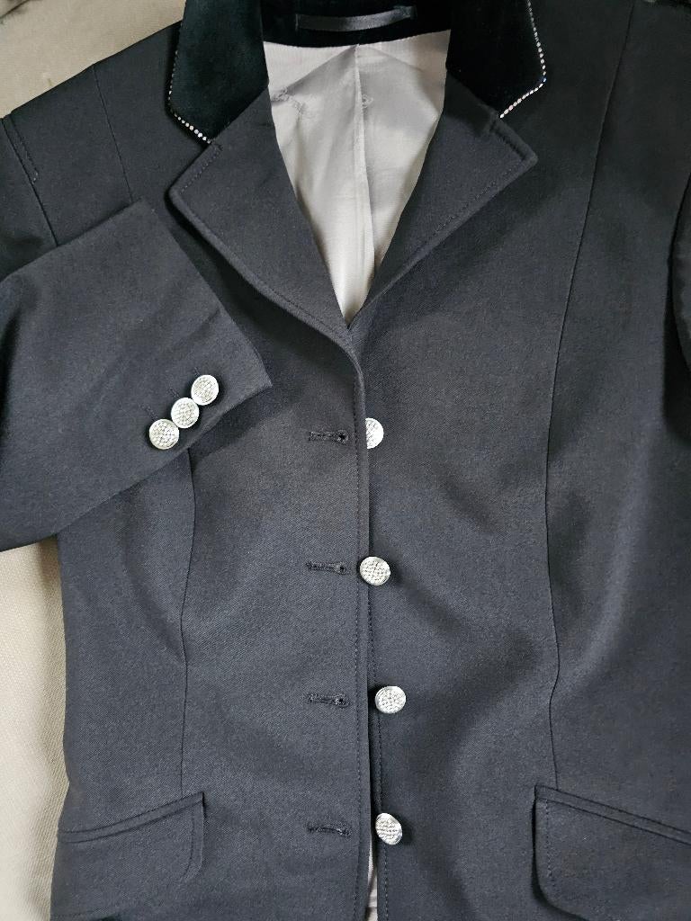 Zwart paardrijjasje, Zo goed als nieuw, Dames, Bovenkleding, Dressuur