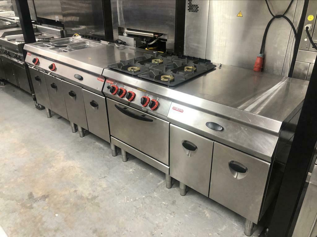 Horeca kooklijn | Baklijn | 60/65/70/90cm diep, Zakelijke goederen, Horeca | Keukenapparatuur, Ophalen of Verzenden, Gebruikt