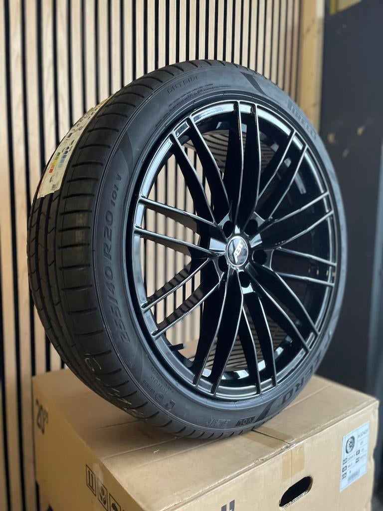 20 inch Audi ABT velgen 5x112 Q3 A6 C8 SQ3 + Pirelli AO, 255 mm, Banden en Velgen, Nieuw, Ophalen of Verzenden