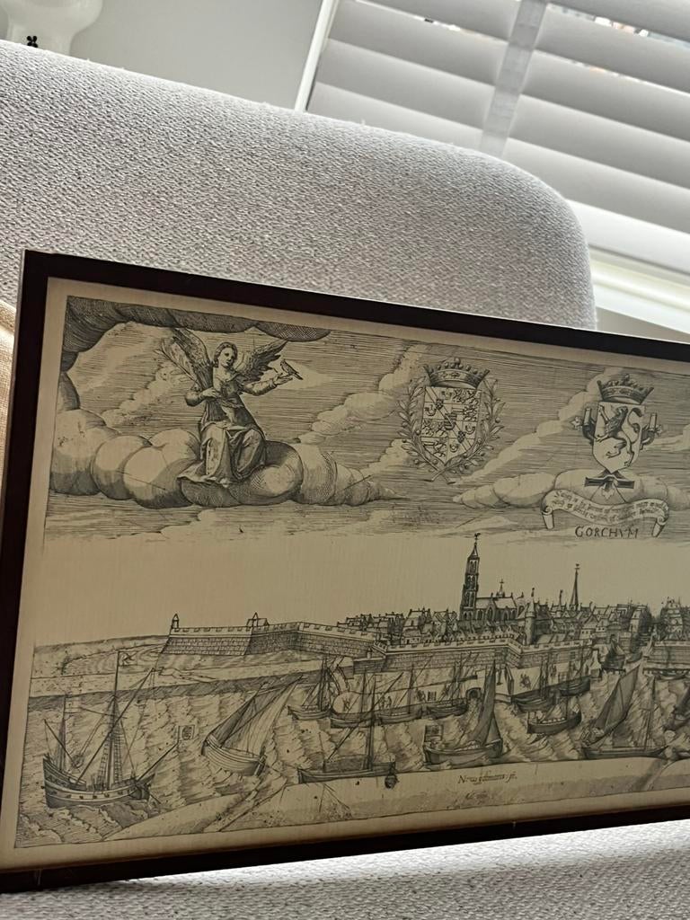 GORCHYM: Gorinchem  Gravure 17 Th Century, Ophalen of Verzenden