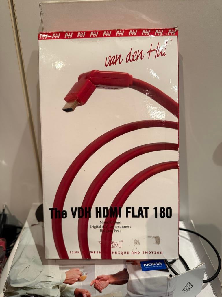 Van den Hul HDMI Flat Kabel - Nieuw in doos, Ophalen of Verzenden, Nieuw, Minder dan 2 meter, HDMI-kabel
