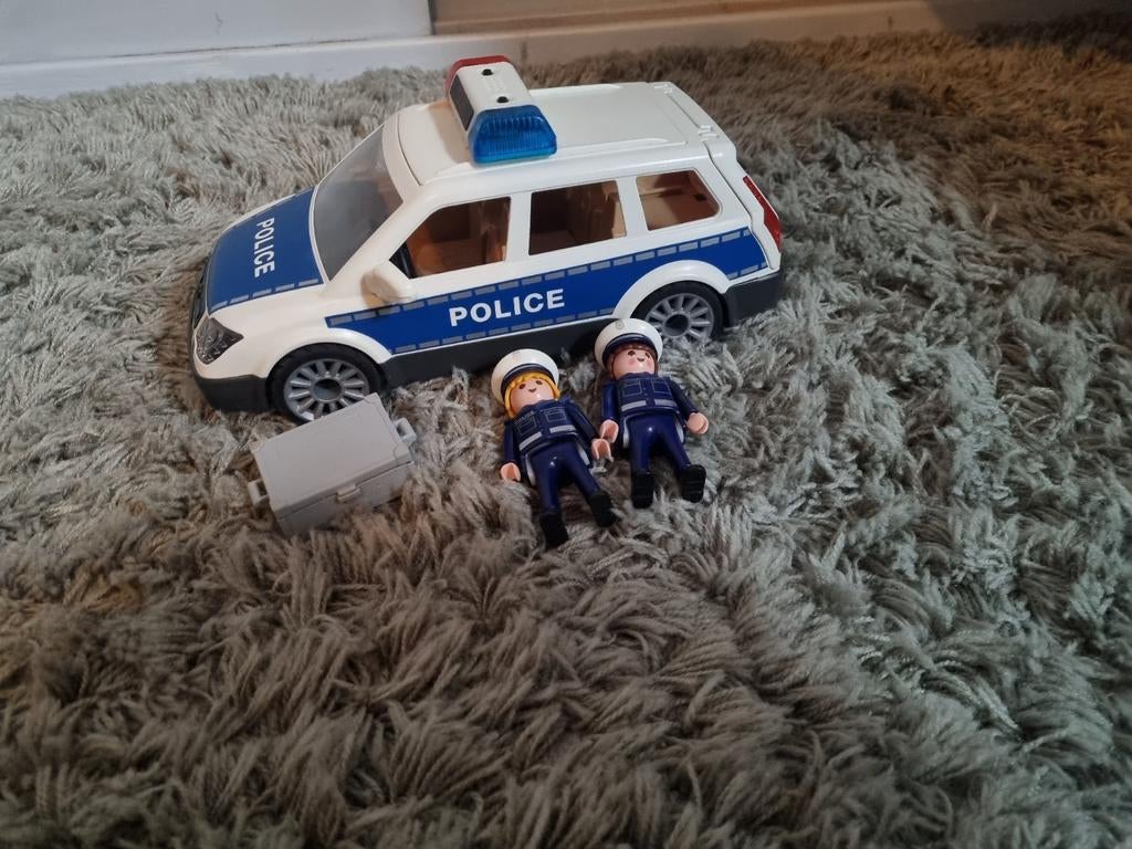 Politieauto playmobil, Ophalen of Verzenden, Zo goed als nieuw