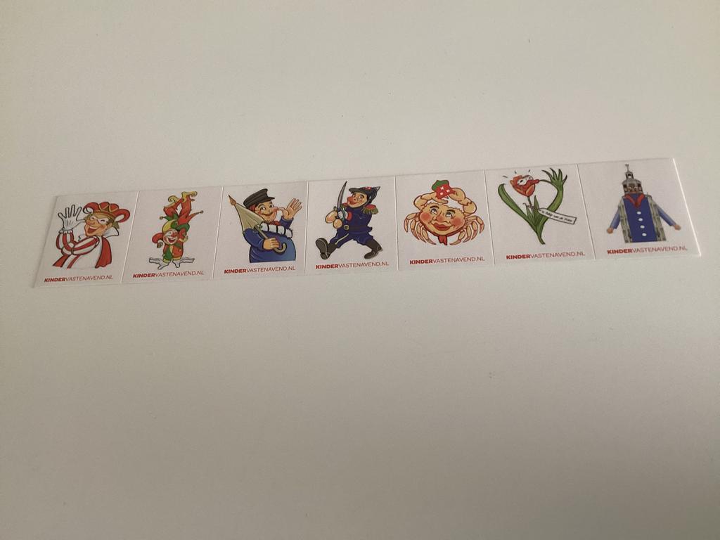 Vastenavend stickers 2022, Verzamelen, Overige Verzamelen, Ophalen of Verzenden, Zo goed als nieuw