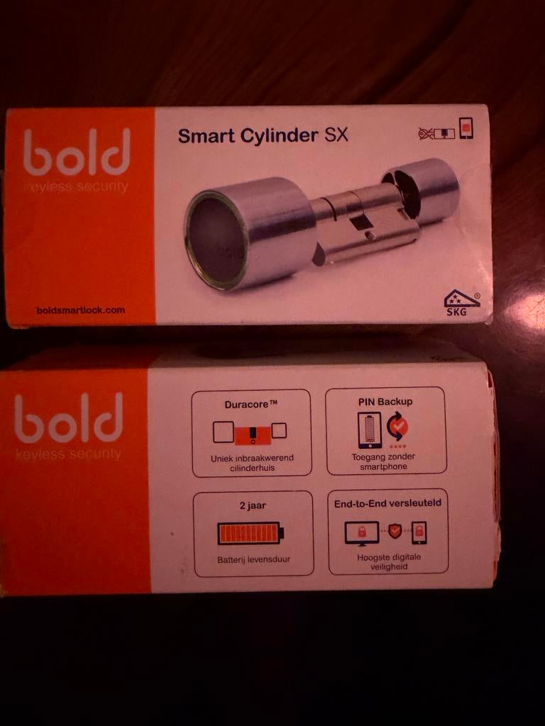 Bold SX-33 Smart Lock -zgan in doos!, Doe-het-zelf en Verbouw, Alarmsystemen, Zo goed als nieuw, Compleet systeem, Overige soorten
