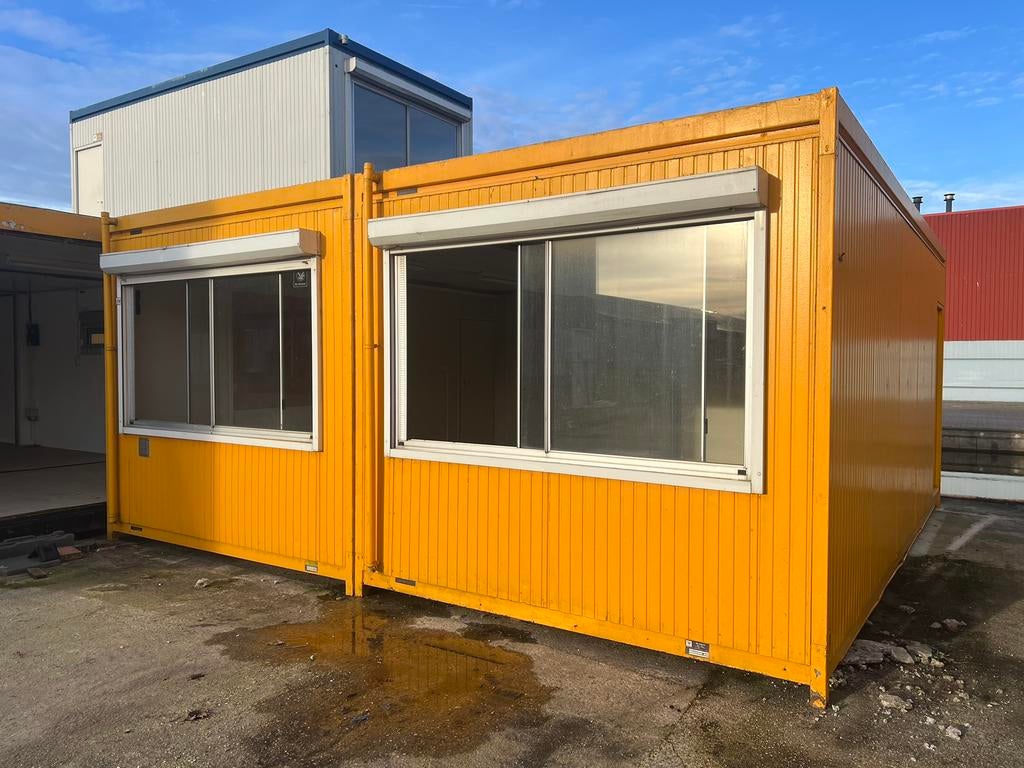 Kantoorunit 6x6 meter, Zakelijke goederen, Machines en Bouw | Keten en Containers, Ophalen