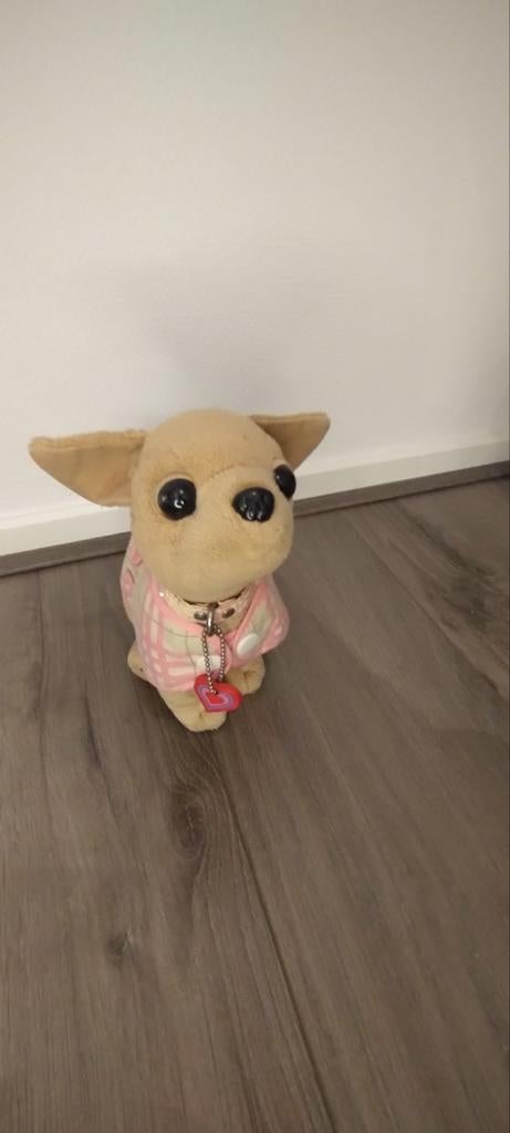 Schattige Pluche Hond, Ophalen of Verzenden, Zo goed als nieuw, Hond