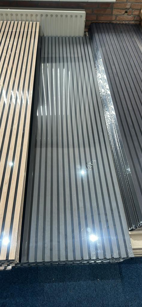 BIG SALE Akupanel akoestische wandpanelen lattenwand met vil, Ophalen of Verzenden, Nieuw, Overige materialen