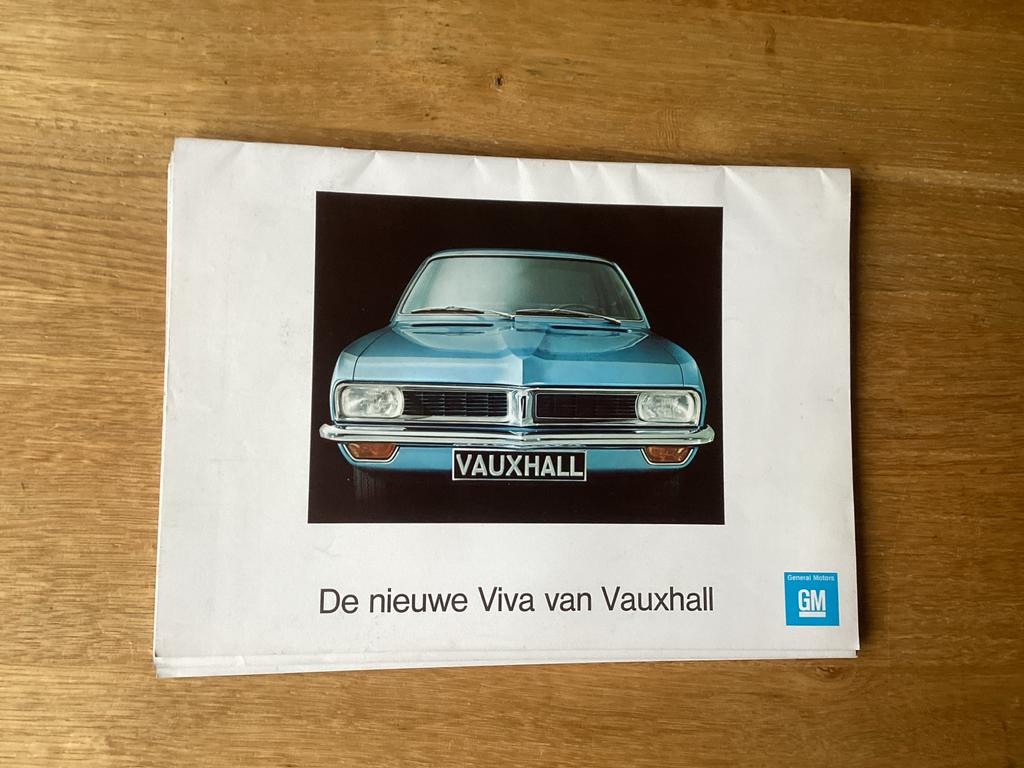 Vauxhall Viva Brochure - Zeldzaam!, Ophalen of Verzenden, Gelezen, Opel