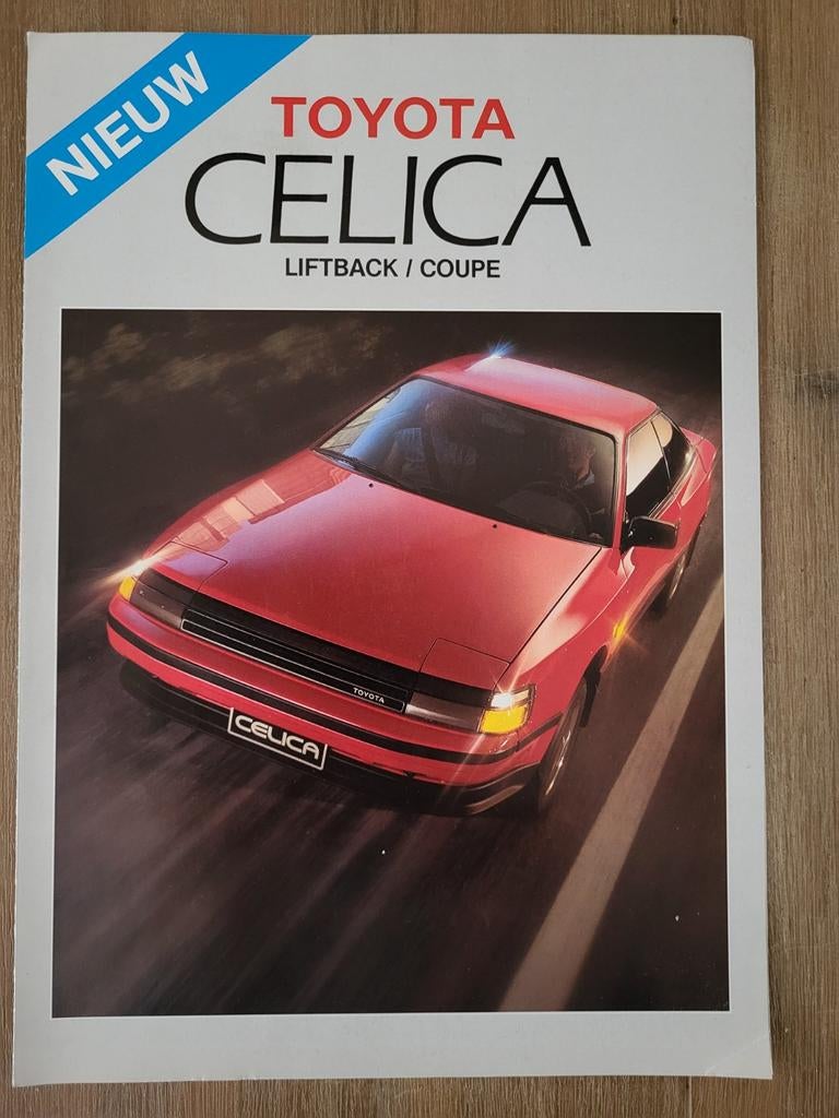 Folder Toyota Celica Liftback/Coupe, Ophalen of Verzenden, Toyota