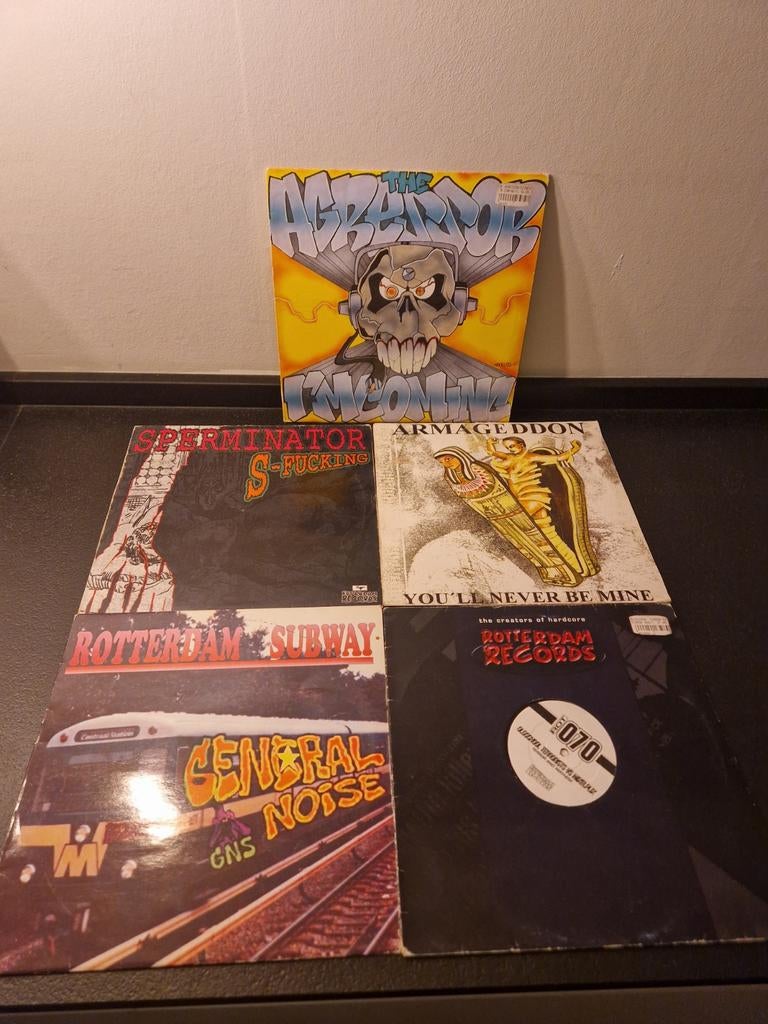 Rotterdam Records hardcore gabber vinyl. Early thunderdome, Ophalen of Verzenden