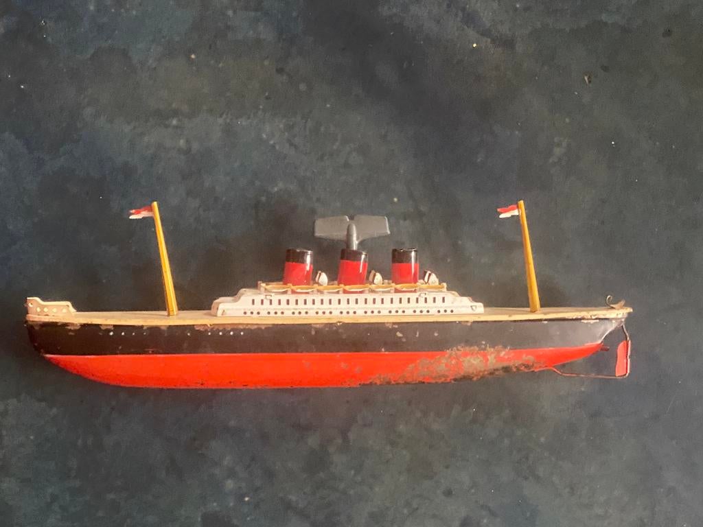 Arnold blikken boot met sleutel, Ophalen of Verzenden, Gebruikt