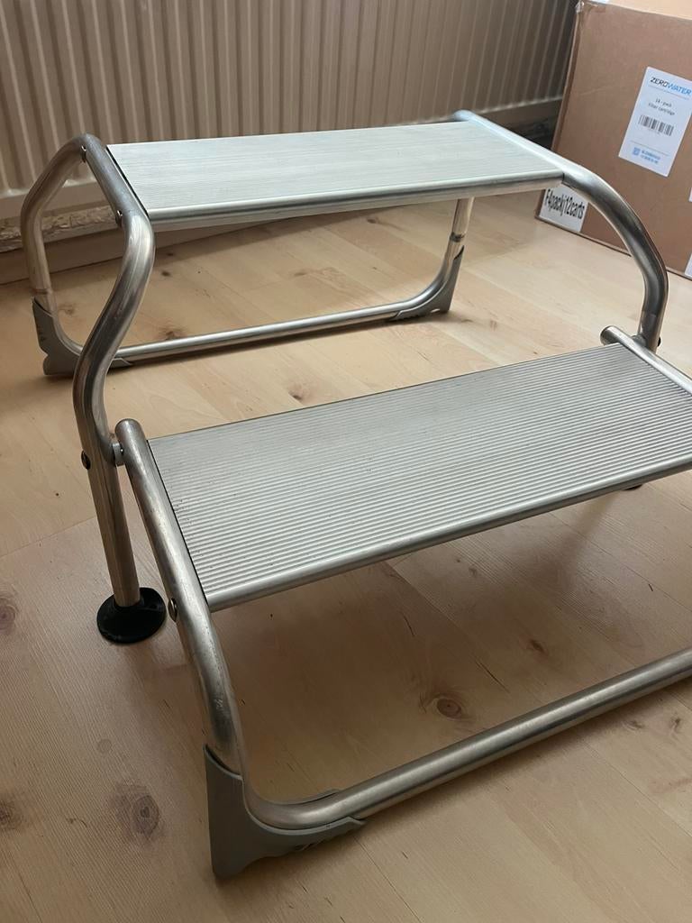 Aluminium camper CQ boot,caravan trapje, Caravans en Kamperen, Caravan accessoires, Zo goed als nieuw, Ophalen of Verzenden