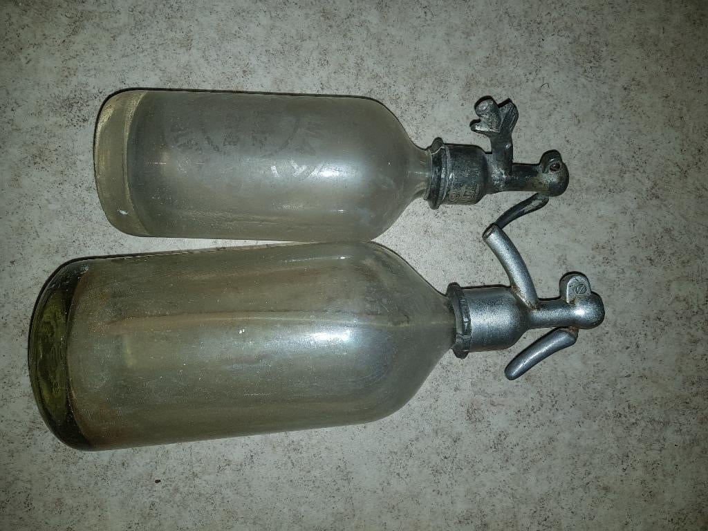 Spuitflessen vintage sodasifonflessen, Antiek en Kunst, Ophalen of Verzenden