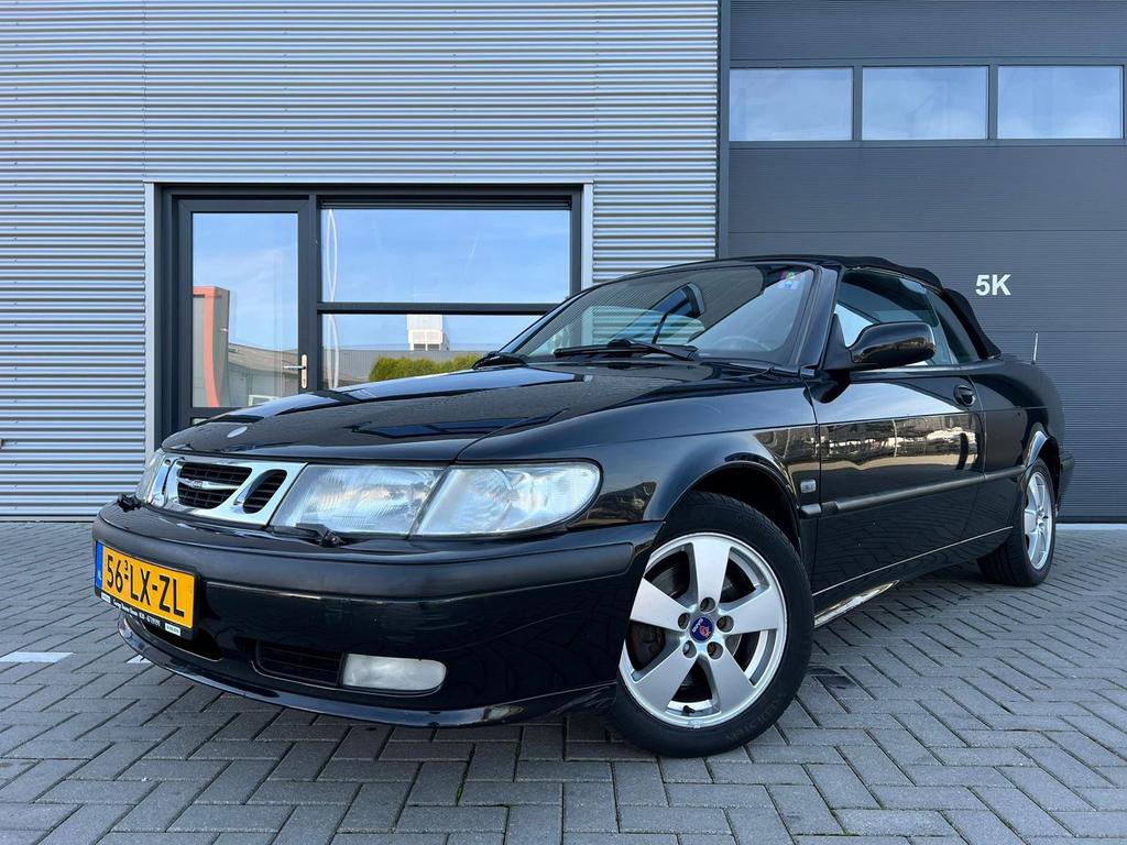 Saab 9-3 2.0t cabrio anniversary in onderdelen zwart 170, Gebruikt, Ophalen of Verzenden, Bumper, Saab