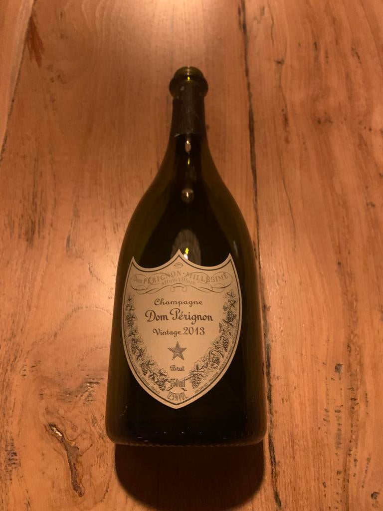 Lege Dom Perignon fles met giftbox, Ophalen of Verzenden, Gebruikt, Overige typen