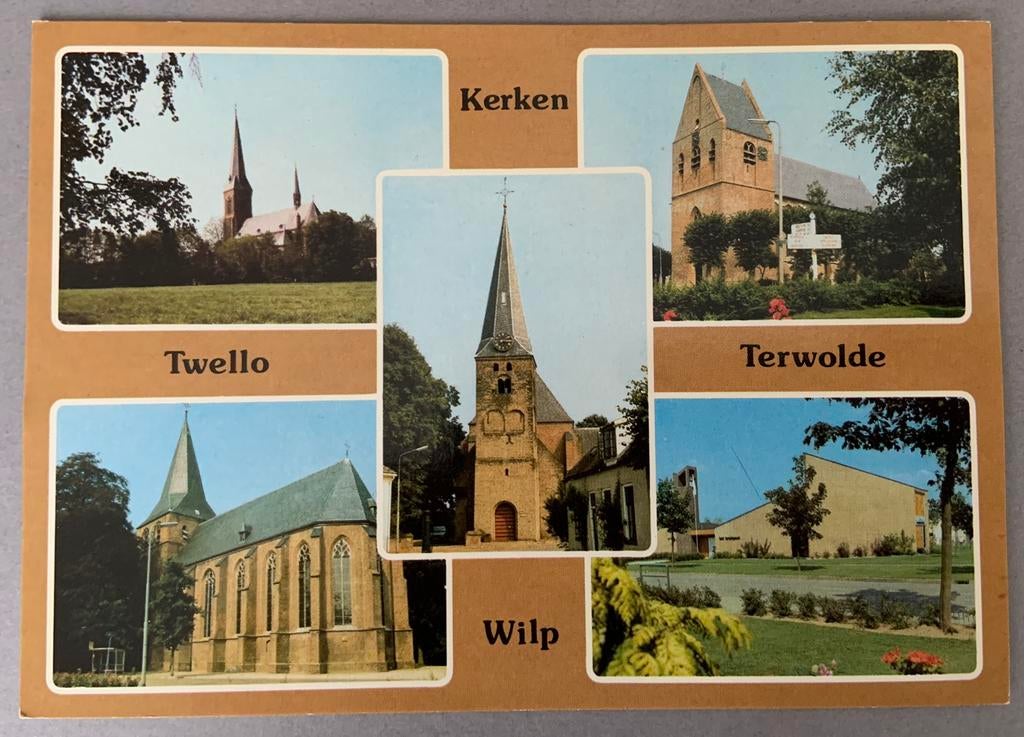 Kerken Twello, Terwolde, Wilp, Verzamelen, Ophalen of Verzenden, Ongelopen, Gelderland