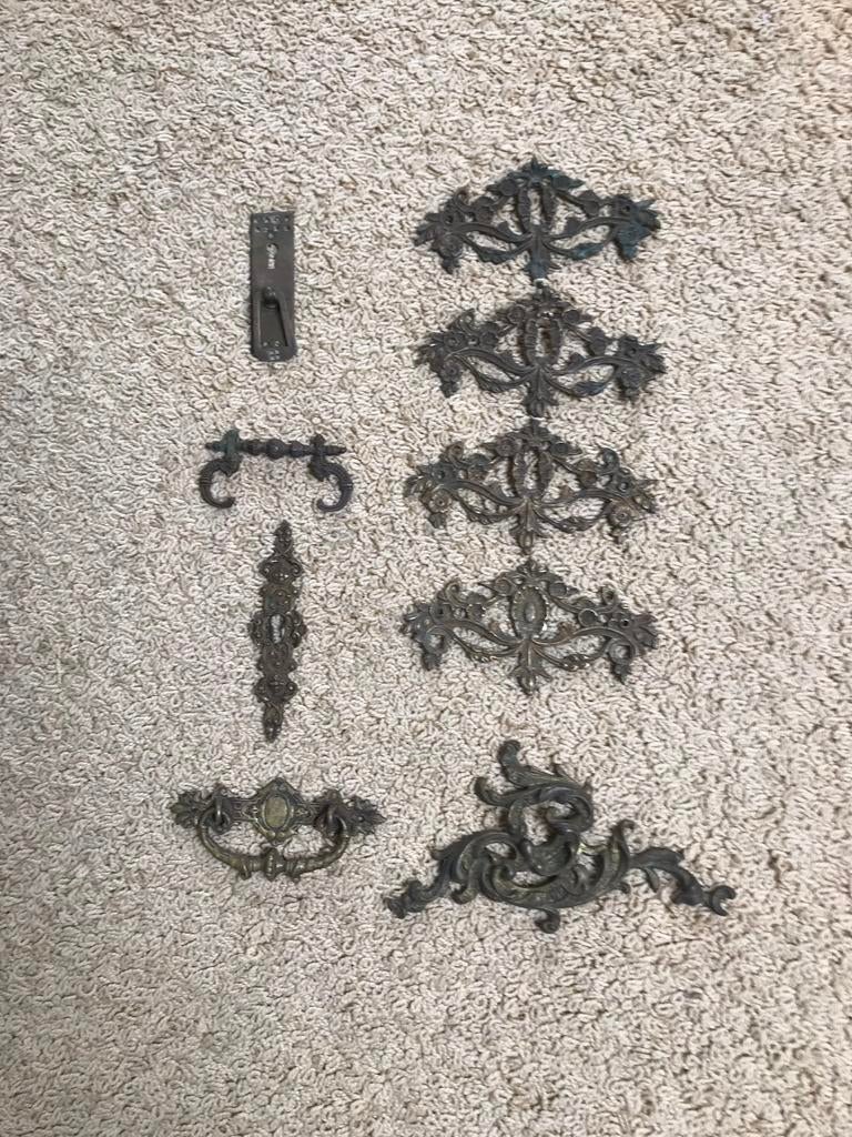 Oud beslag, knoppen enz, Antiek en Kunst, Curiosa en Brocante, Ophalen of Verzenden