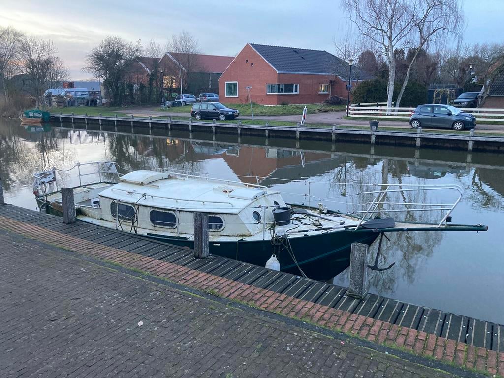 Zeeuwse schouw, opknapper, Watersport en Boten, Kajuitzeilboten en Zeiljachten, Ophalen, Gebruikt, Staal, Benzine