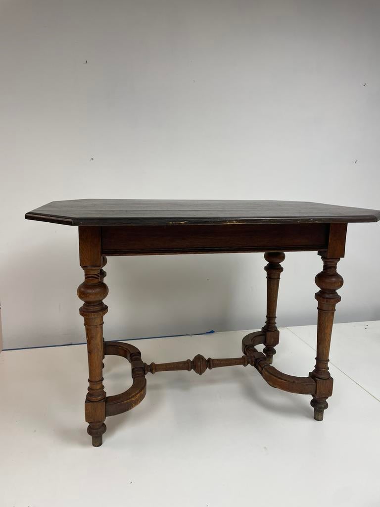 Tafel antiek eiken sfeervol, Ophalen of Verzenden