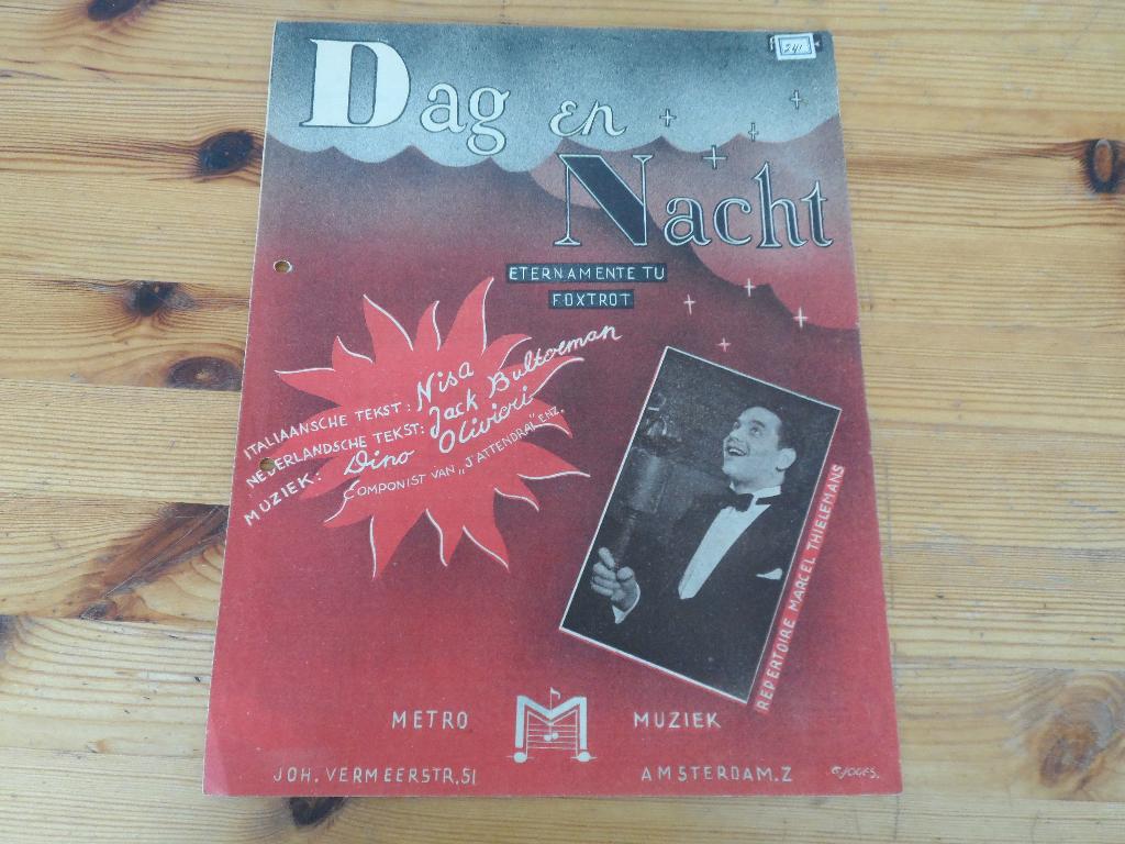 Dag en nacht - dino olivieri / jack bulterman / nisa, Zang, Gebruikt, Ophalen of Verzenden, Artiest of Componist
