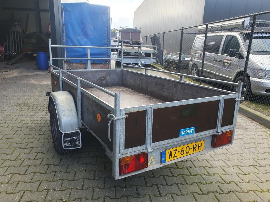 Hapert geremde enkelas 1350KG Super netjes nu 999 ex, Ophalen of Verzenden, Nieuw