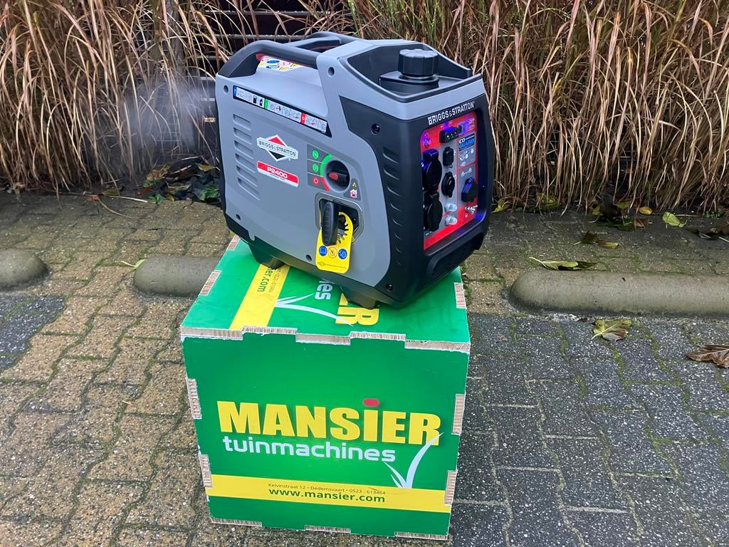 Briggs & Stratton Generator. Noodstroom, Info@mansier.com, Elektrisch startend, Benzine, Nieuw