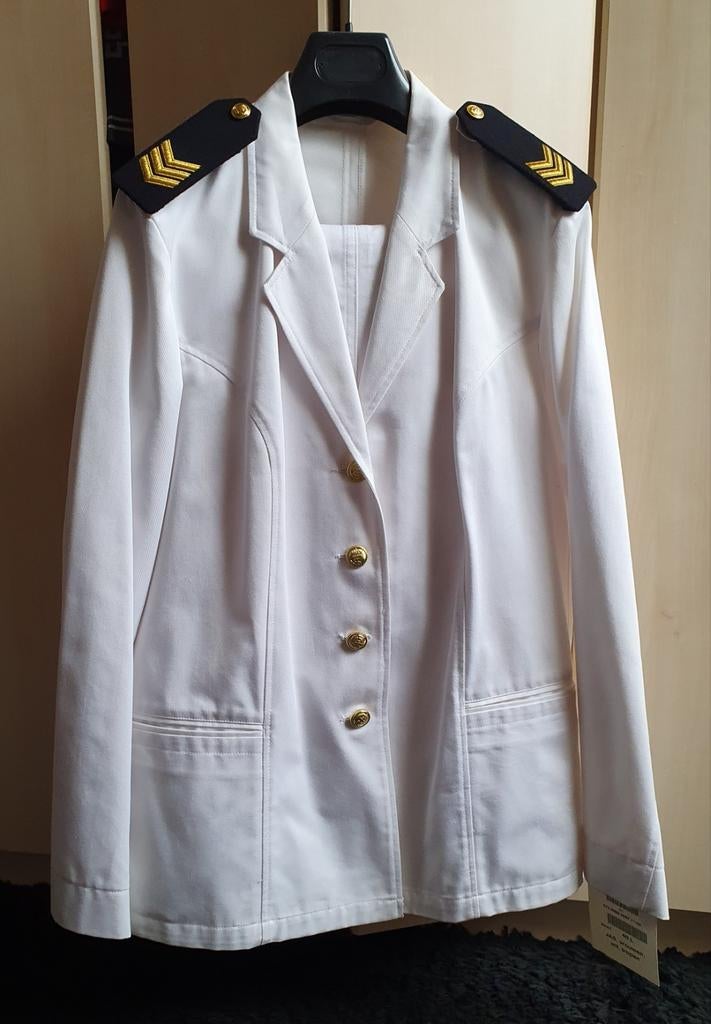 Tropen uniform jasje en broek dames, Kleding | Dames, Verzenden, Nieuw, Wit