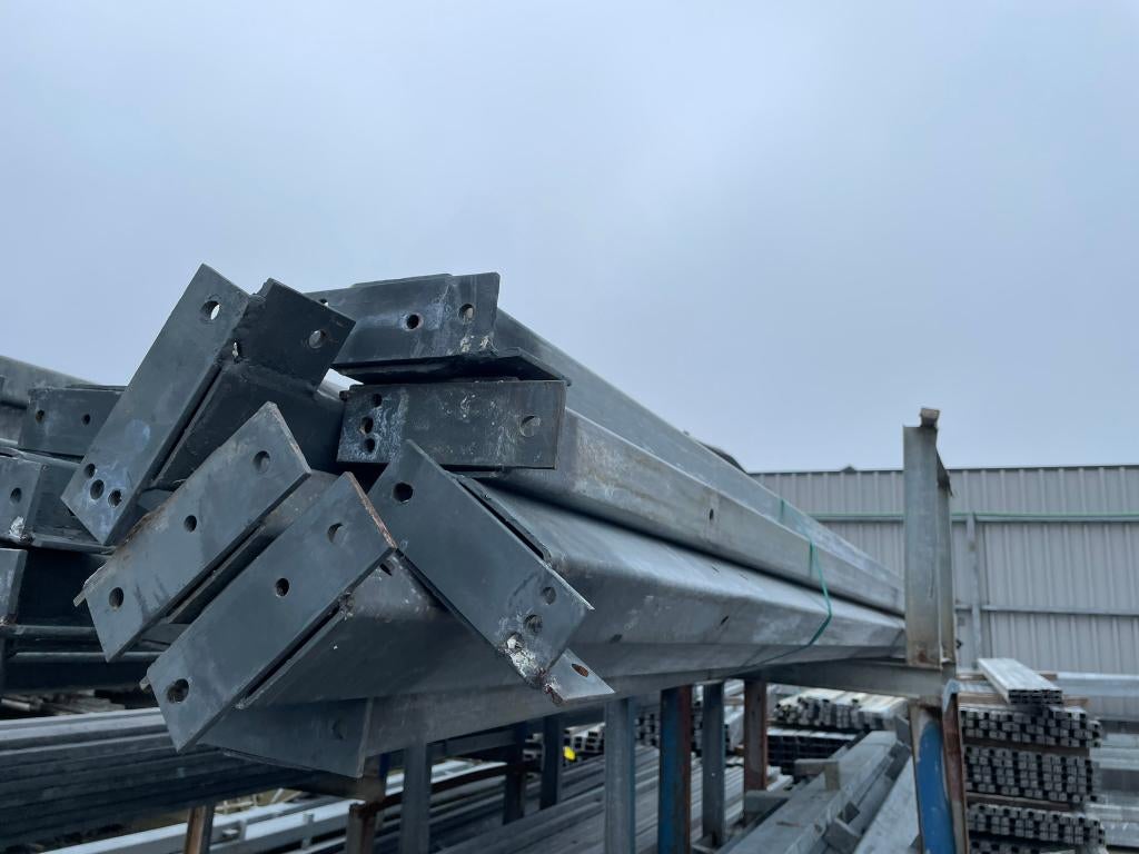 Kokerprofielen 80x60x2mm | Lengte: 4940 mm, Ophalen, Gebruikt, IJzer