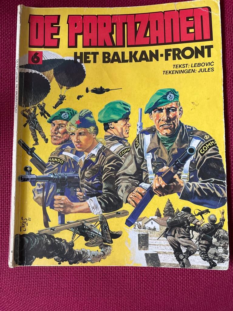 De Partizanen - Het Balkan-front - Nr. 6, Eén stripboek, Ophalen of Verzenden, Gelezen