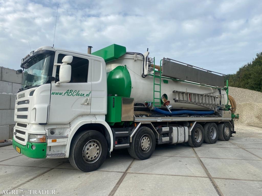 Scania R 480 10 x 4 Vacuümwagen Blaas-/Zuigauto Amphitec Vor, Niet opgegeven, -, Niet opgegeven