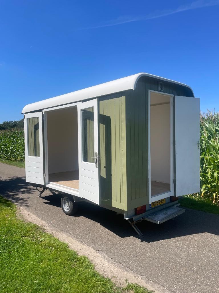 Unieke snelverkeer Schaftwagen,pipowagen,B&B,schaftkeet., Ophalen, Zo goed als nieuw
