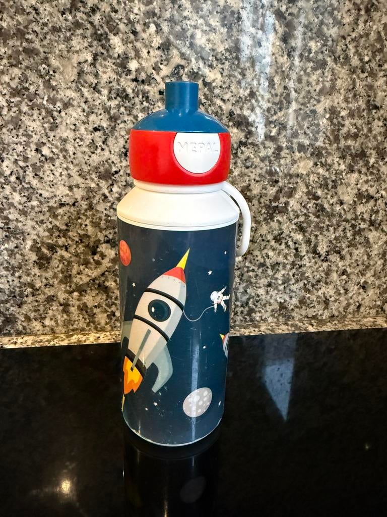 Mepal drinkfles Campus Space 400 ml + drinkbeker + lunchbak, Ophalen, Overige materialen, Gebruikt, Overige typen
