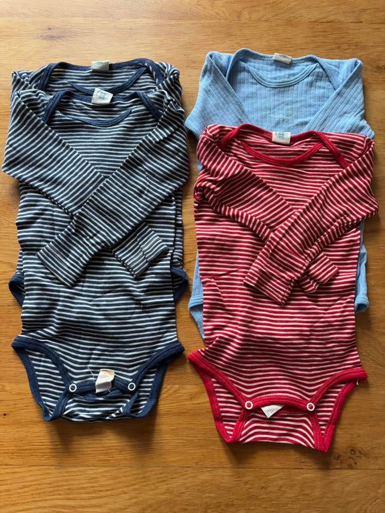 4 rompers 86-92 Joha wol/zijde, Kinderen en Baby's, Ophalen of Verzenden, Zo goed als nieuw, Jongetje of Meisje, Nacht- of Onderkleding