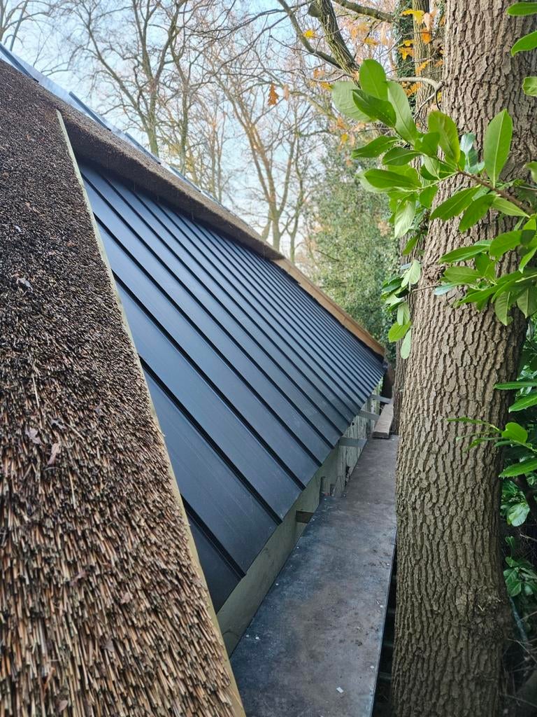 Retro Felsdak, klikfels, klikdak!!!! felsbanen dak, Doe-het-zelf en Verbouw, Dakpannen en Dakbedekking, Ophalen, Zwart, Nieuw