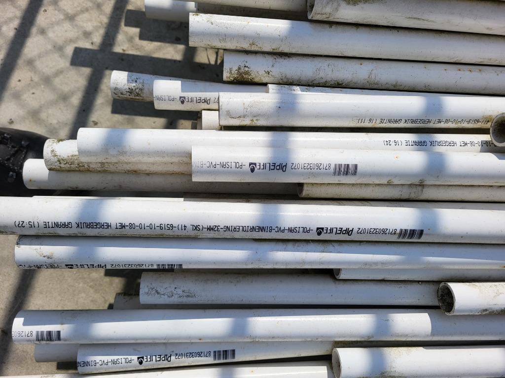 Invoerbuis, 40mm, hulpstukken, pvc, wit, overgebleven partij, Ophalen, Bochten, Pvc, Nieuw