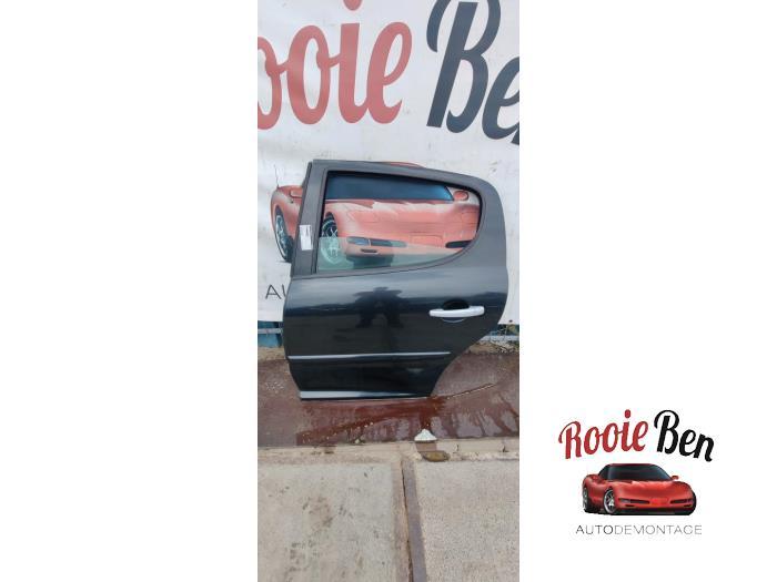 Portier 4Deurs links-achter van een Peugeot 207 (EXL), Gebruikt, -, Deur, -