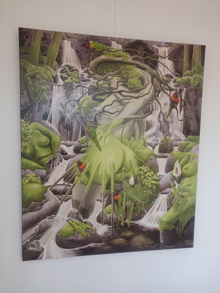 Schilderij Mother Nature van Randy van Lingen, Antiek en Kunst, Ophalen