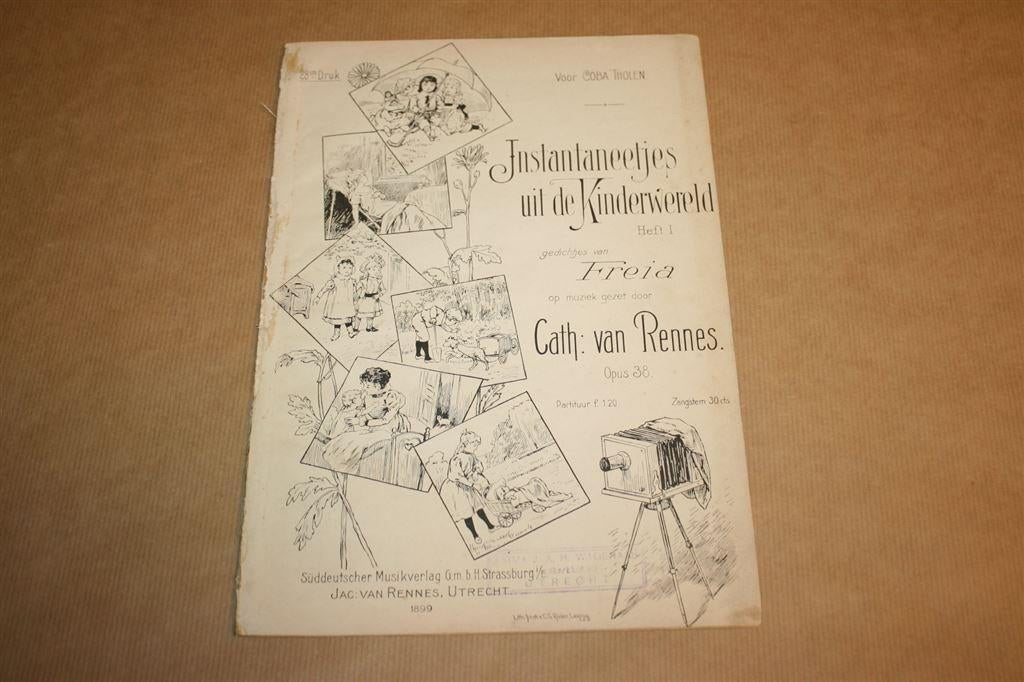 Instantaneetjes uit de Kinderrwereld - van Rennes 1899 !!, Ophalen of Verzenden, Gebruikt, Artiest of Componist, Populair