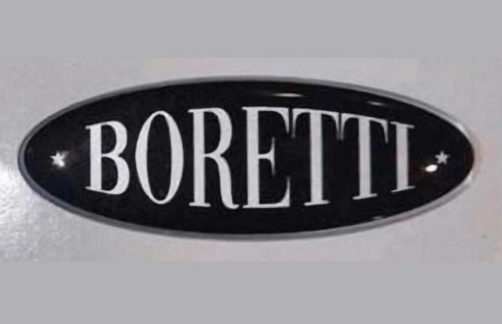 Boretti LOGO BADGE EMBLEEM MERKPLAATJE STICKER Ilve BORETTI, Combimagnetron, Crisp, Verzenden, 60 cm of meer