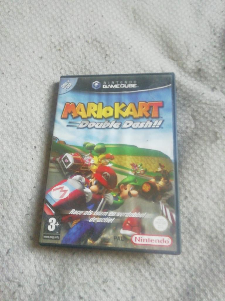 Mario Kart Double Dash!! - Gamecube, Spelcomputers en Games, Games | Nintendo GameCube, Gebruikt, Racen en Vliegen, 2 spelers