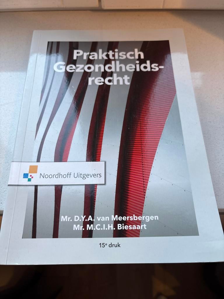 M.C.I.H. Biesaart - Praktisch Gezondheidsrecht, Boeken, Wetenschap, Zo goed als nieuw, Sociale wetenschap, Ophalen of Verzenden