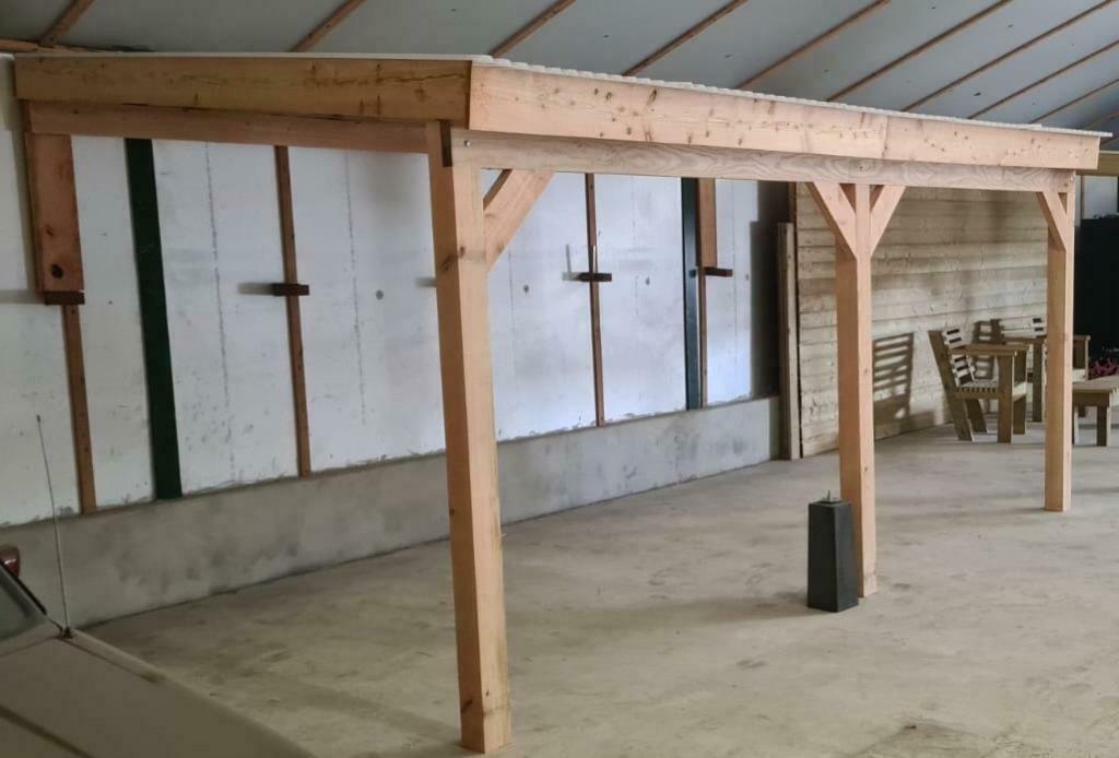 Veranda Douglas Overkapping Muuraanbouw Carport pergola, Tuin en Terras, Ophalen, Nieuw, Veranda