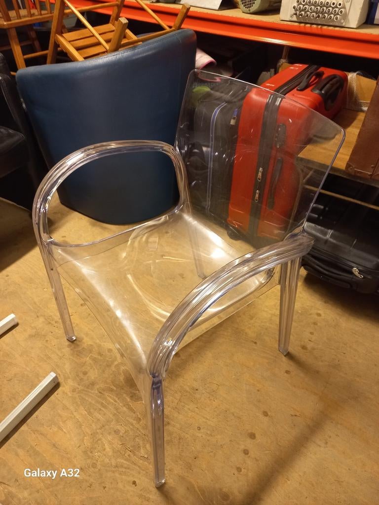 Kunstof transparant design stoel, Ophalen, Overige kleuren, Eén